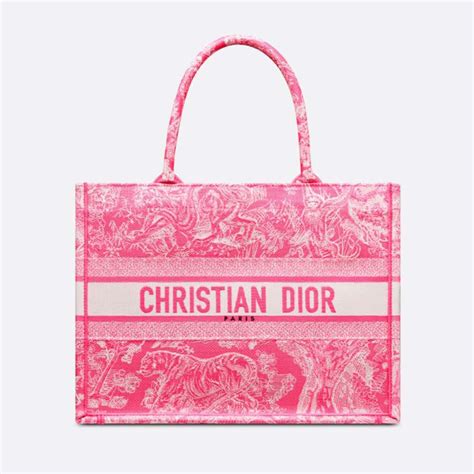 dior pink canvas bag|christian Dior canvas tote bag.